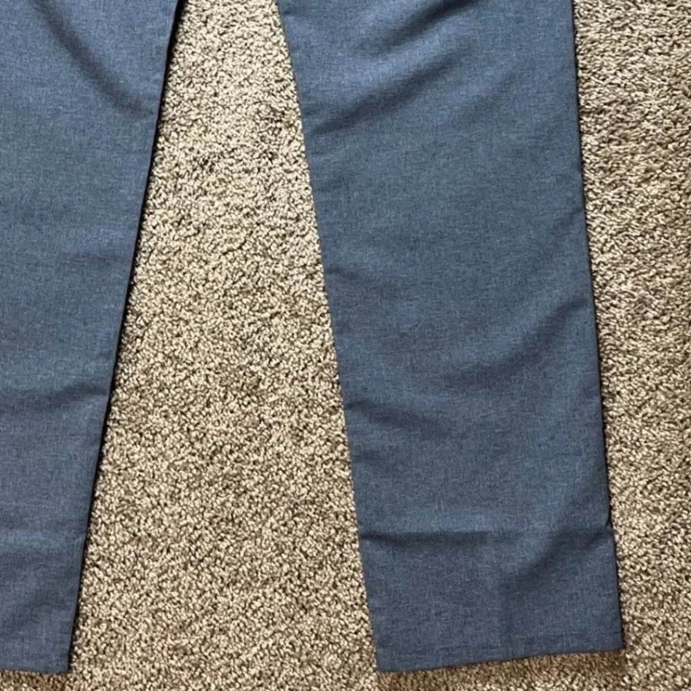 Bonobos Golf Pants Men 34x32 Blue Slim Fit Heathered Stretch Waistband 5-Pocket